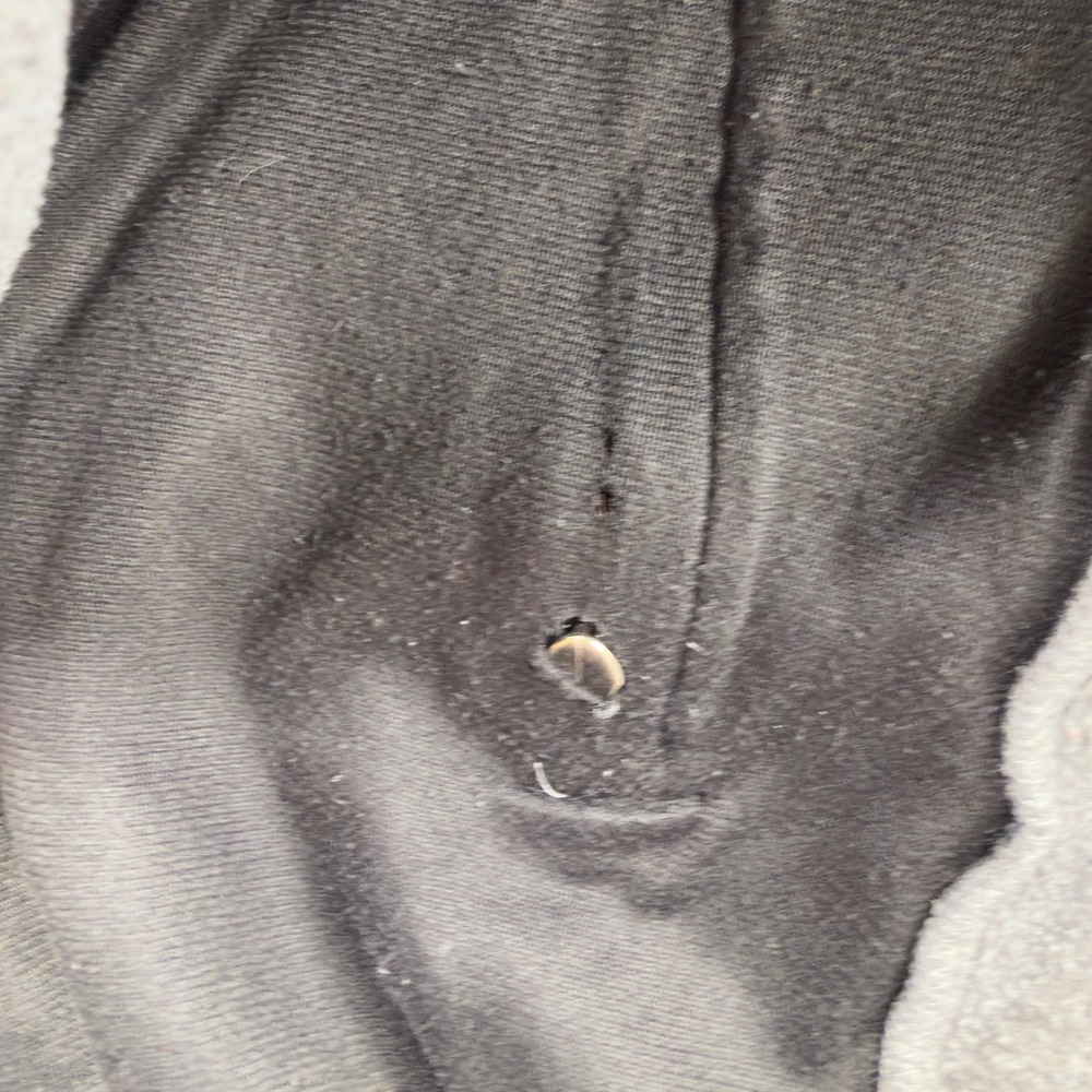 The North Face Denali Fleece Jacket Youth L Gray Black Good Polartec Full Zip - Picture 8 of 10